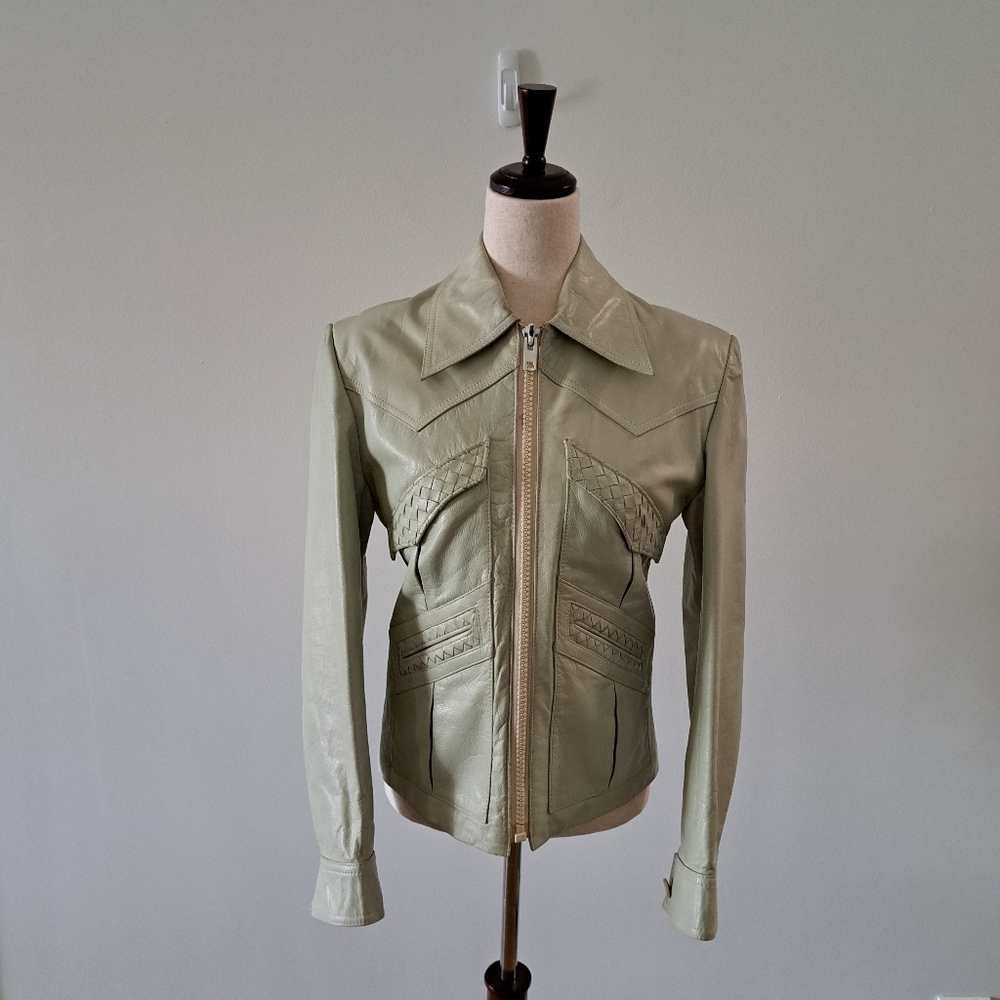 Vintage 1970s El Toro Bravo Fitted Leather Jacket European Fit 36